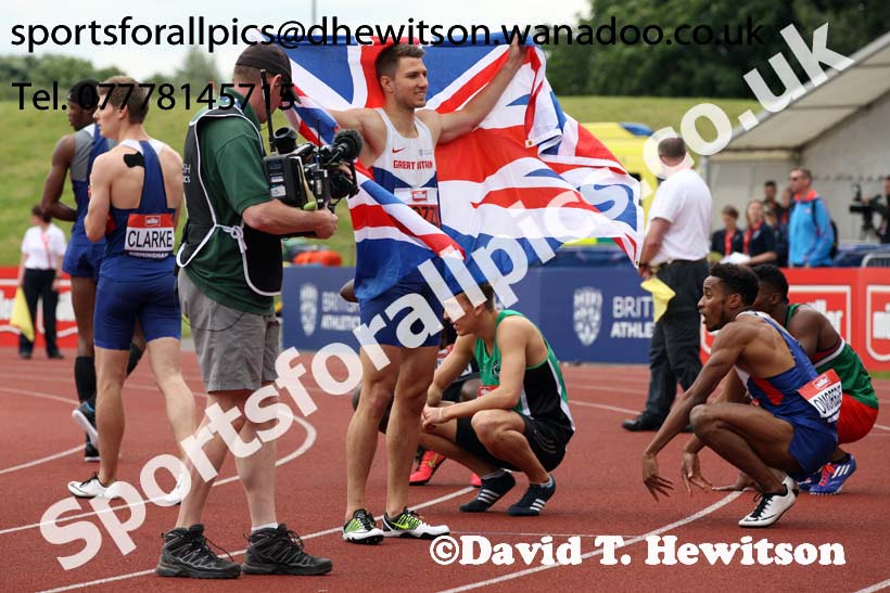 Mens 110 metres hurdles, British Championships, Birmingham. Photo: David T. Hewitson/Sports for All Pics